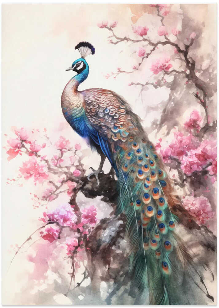Peacock Chinoiserie Ii