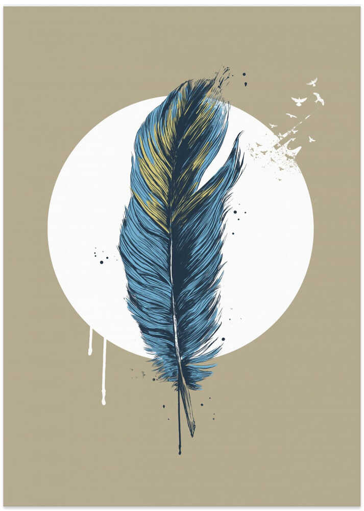 Feather In a Circle II