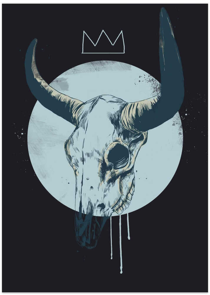 Bull Skull (Dark)