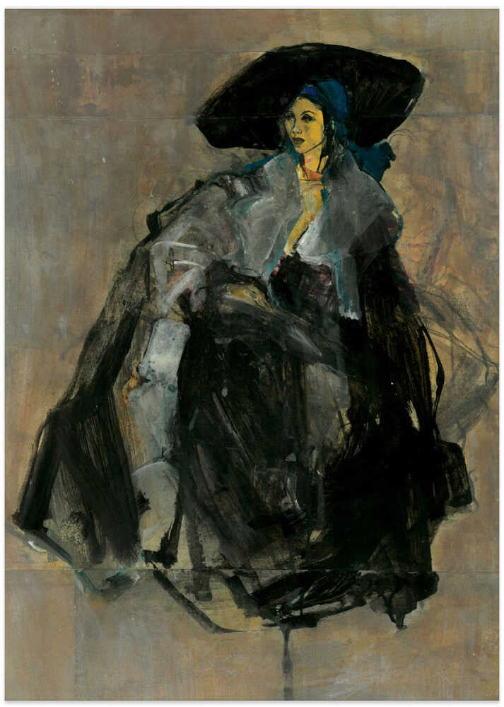 Woman In An Impressionistic Style