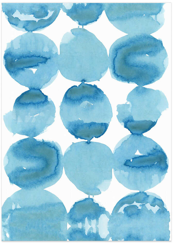 Blue Watercolour 1