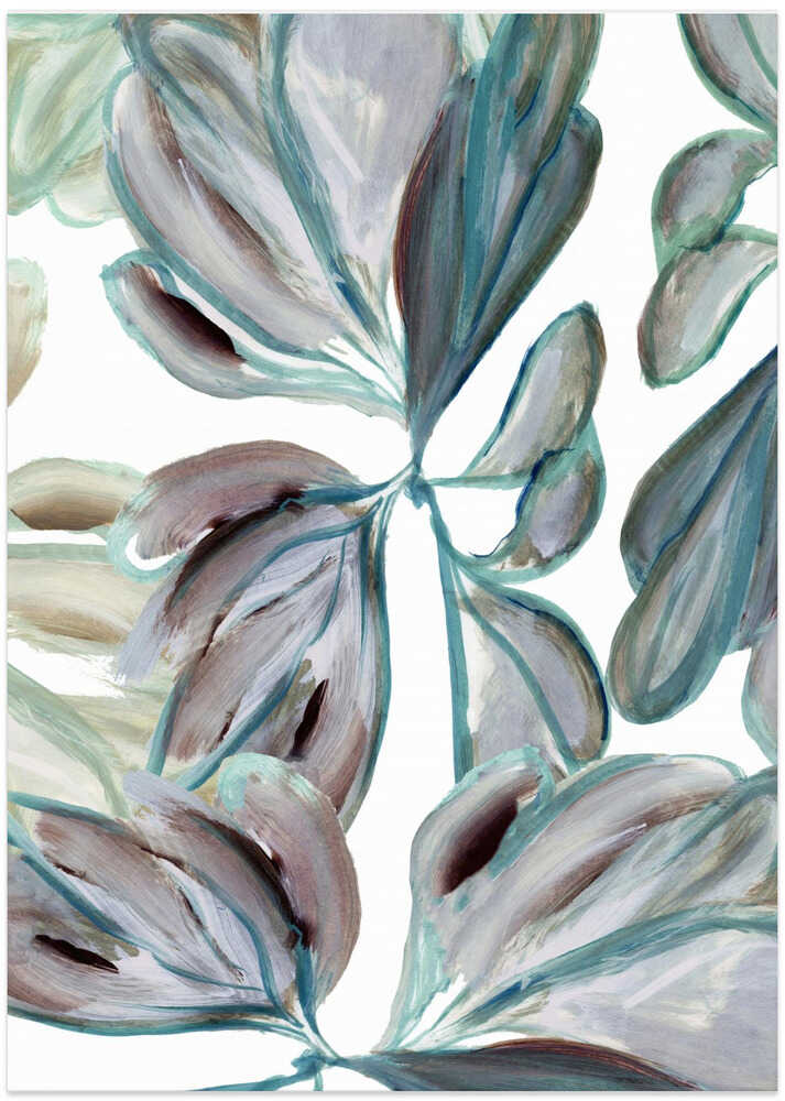 Aqua Floral 3
