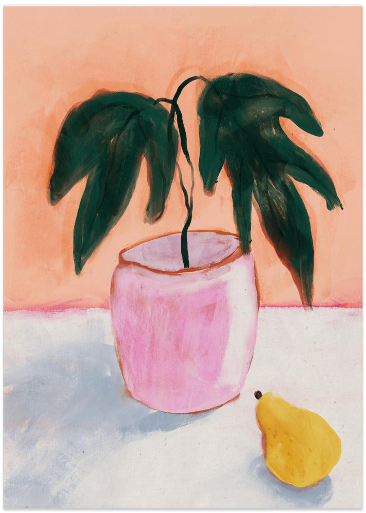 Pink Pot, Yellow Pear