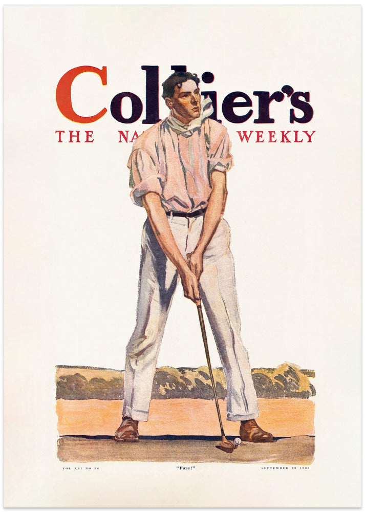 Collier's Golf (1908), Vintage Man