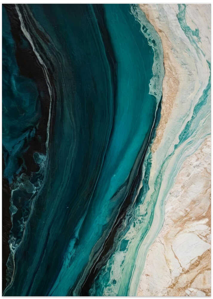 Oceanic Marble Flow
