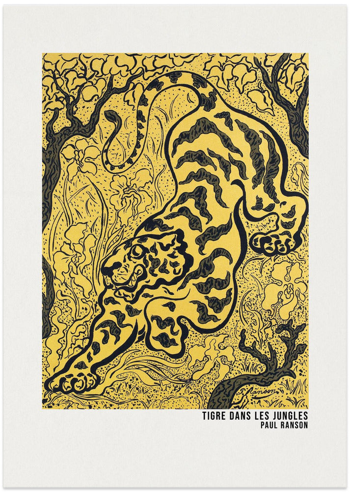 Tigre Dans Les Jungles Poster