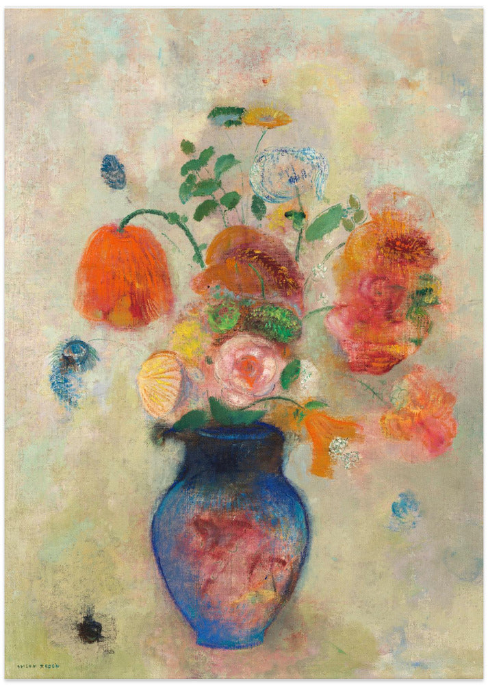 Large Vase With Flowers