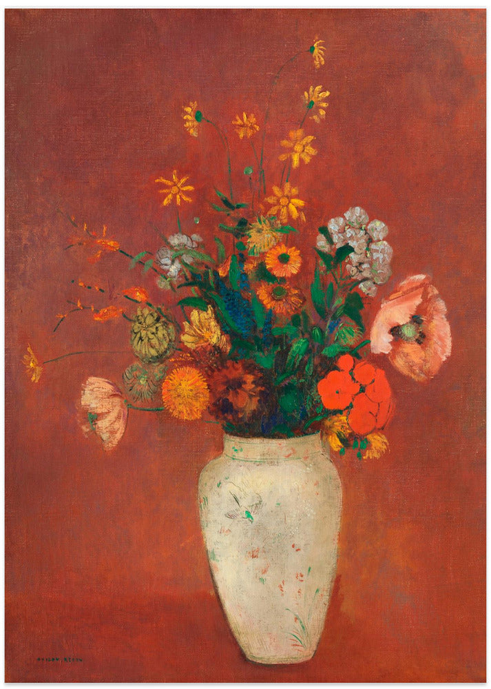 Bouquet In a Chinese Vas