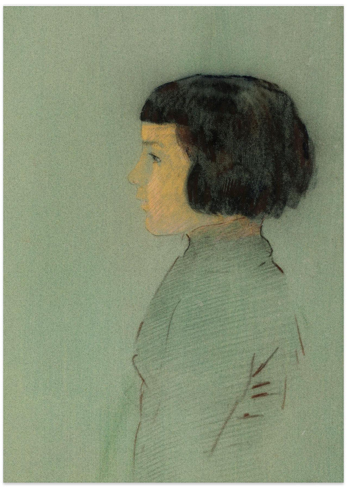 Young Woman In Profile