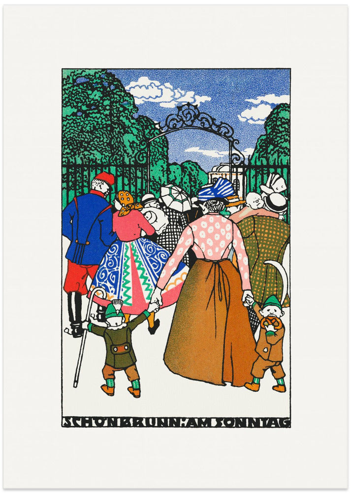 Schönbrunn On Sunday