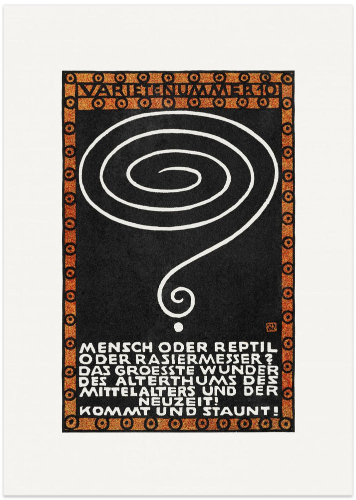 Variety Act 10 Man or Reptile or Razor?