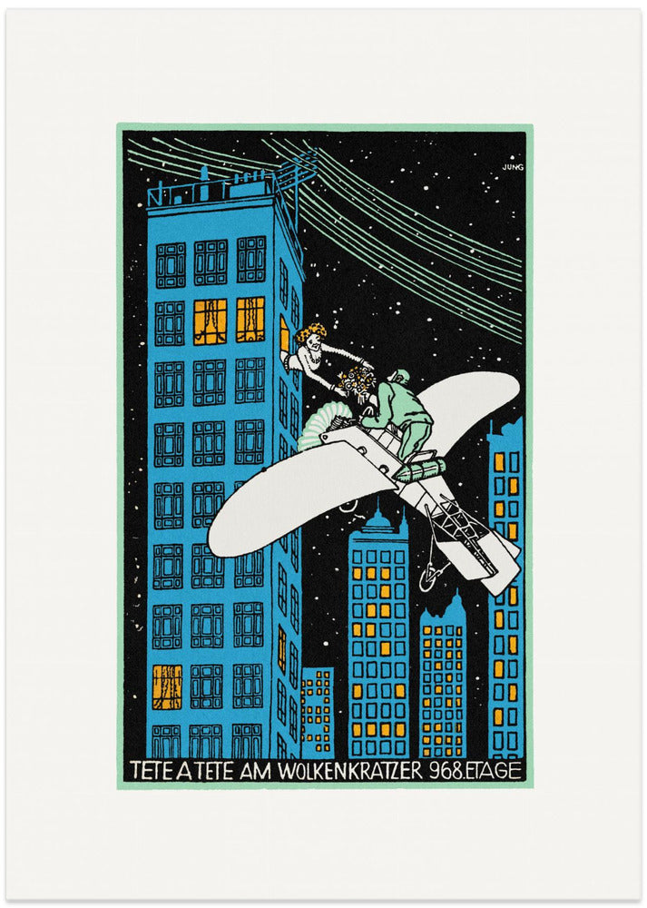 Tête Á Tête On the 968th Floor of a Skyscraper