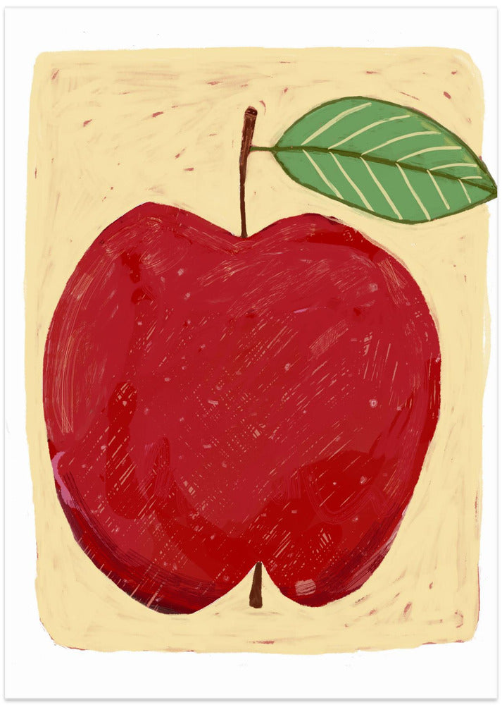 Big red apple