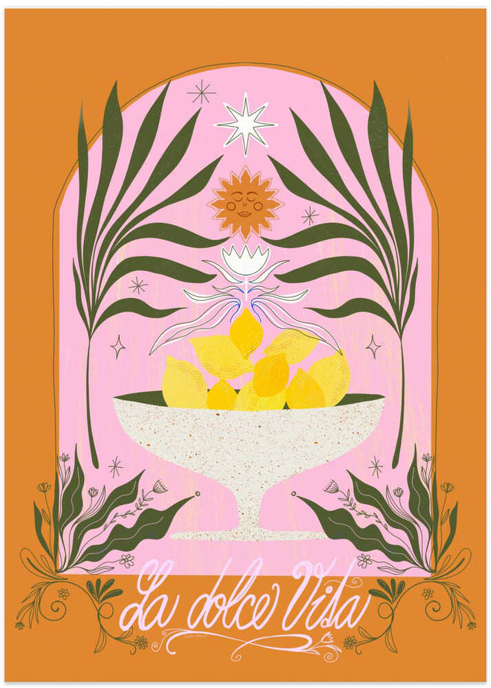 La Dolce Vita Lemons Terracotta