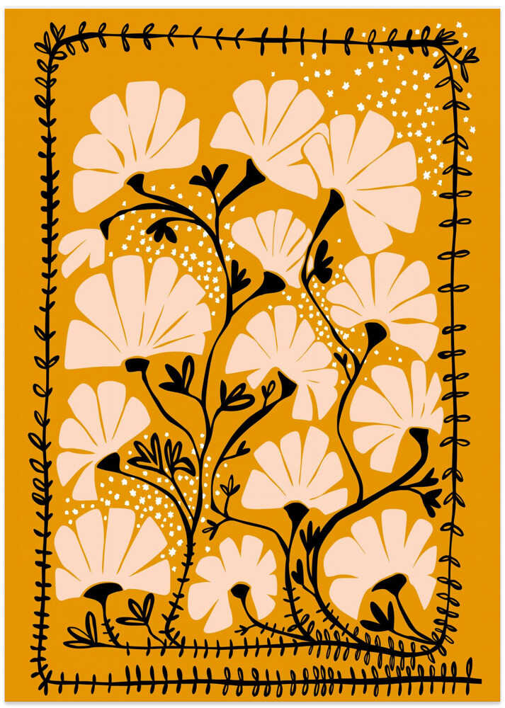 Ever blooming good vibes mustard yellow