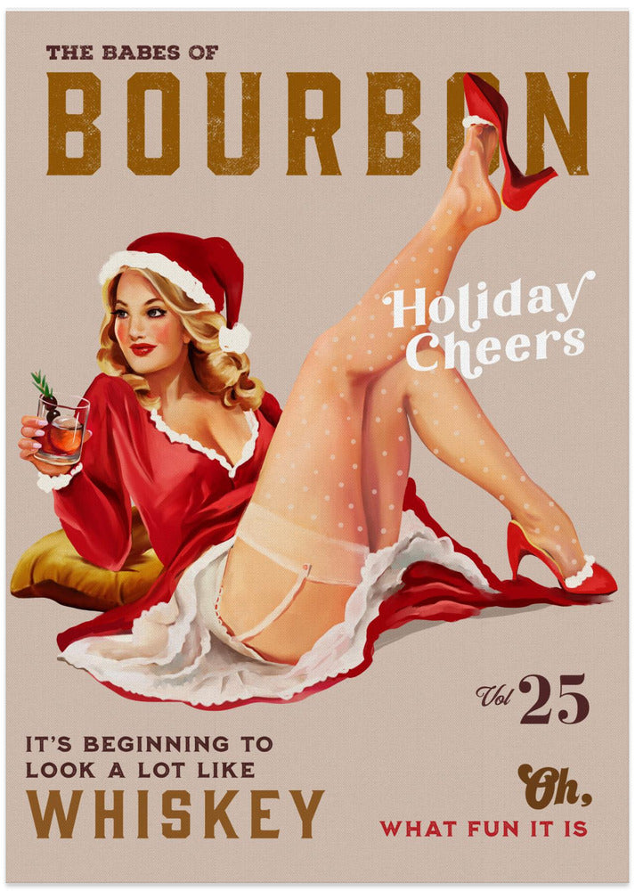 Babes of Bourbon Vol 25 Holiday Cheer Christmas Pinup
