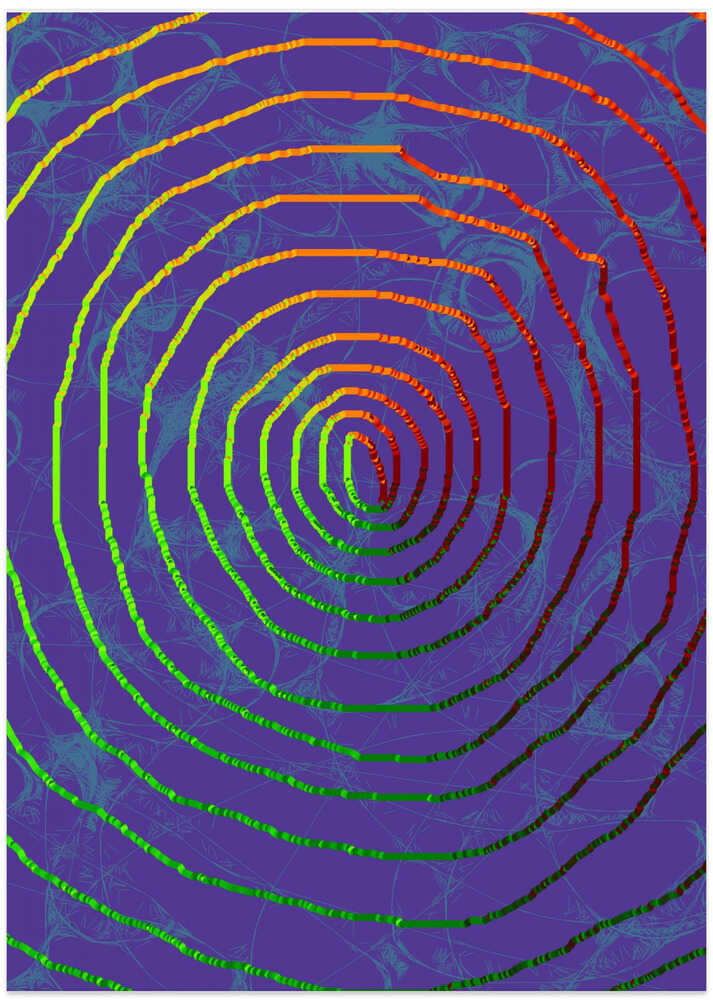 Vibrant Spiral Waves