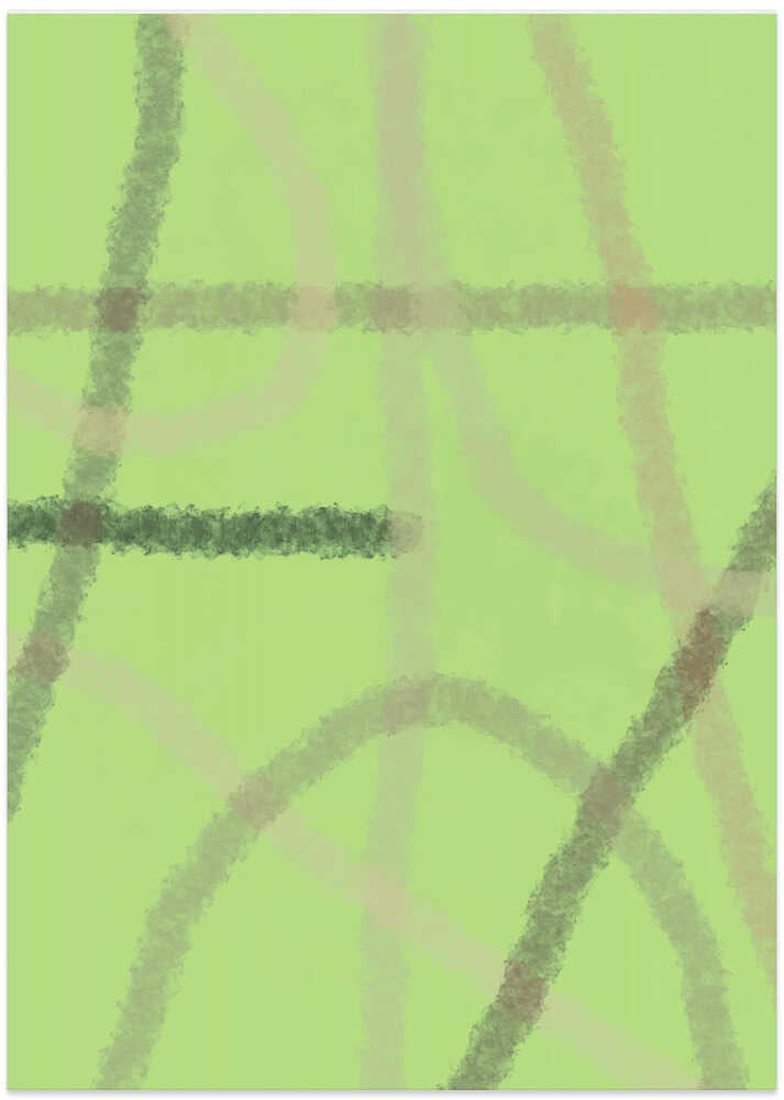 Green Abstract Lines