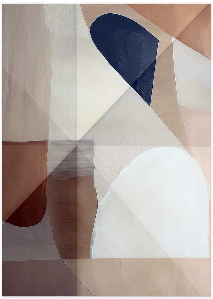 Abstract Copper Neutral Tone Painting 1