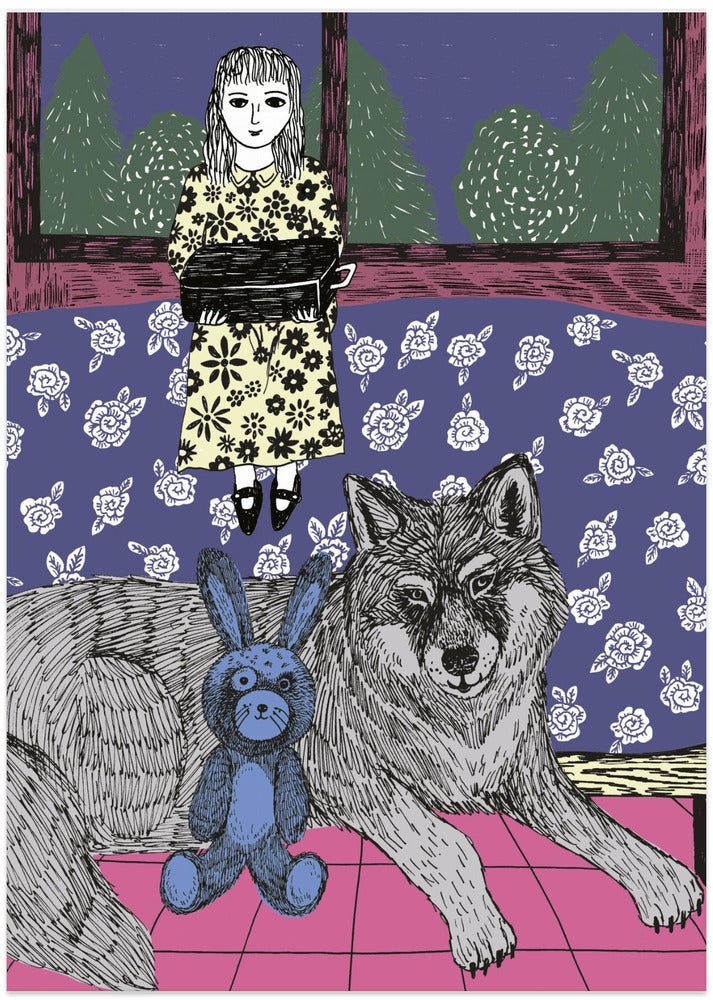 Girl With Wolf