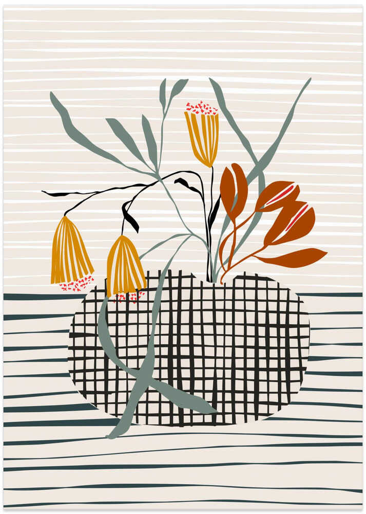 Midcentury Vase Light