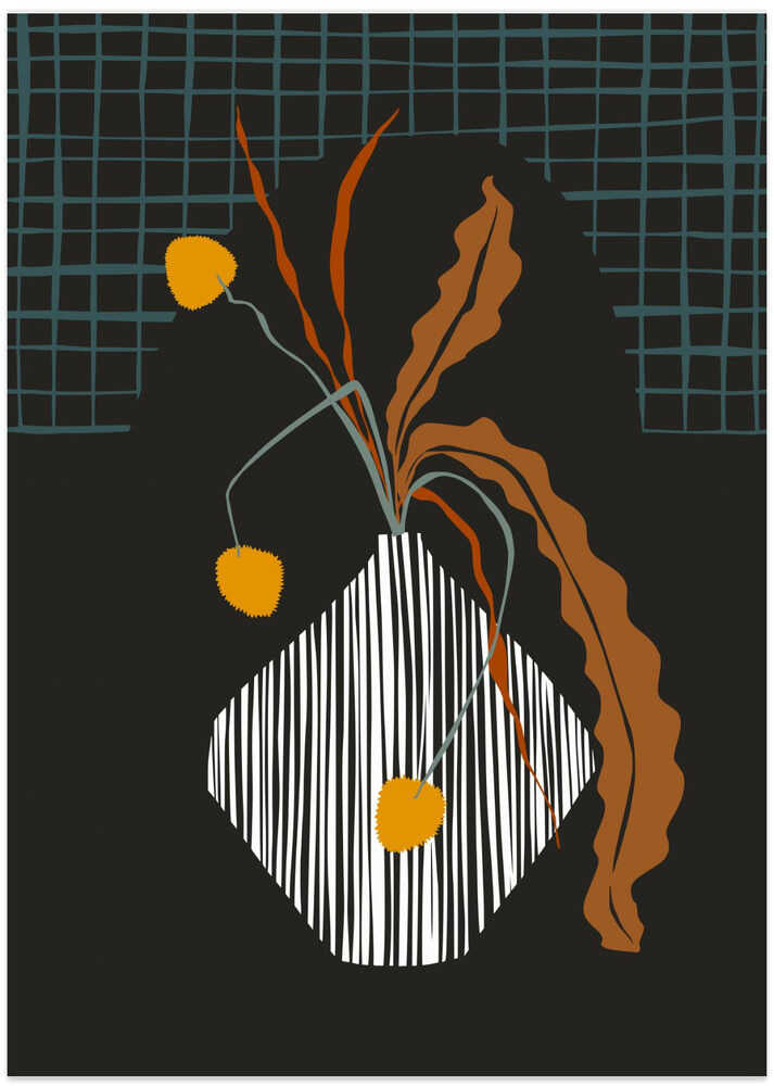 Midcentury Ikebana Dark