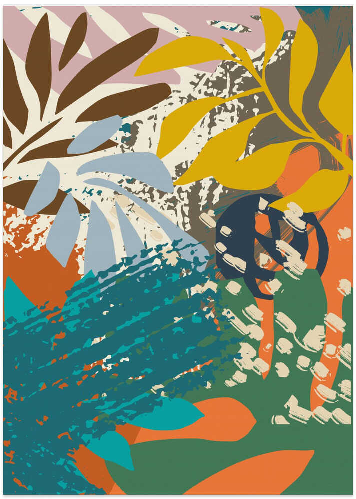 Abstract Leaves Close Up 1