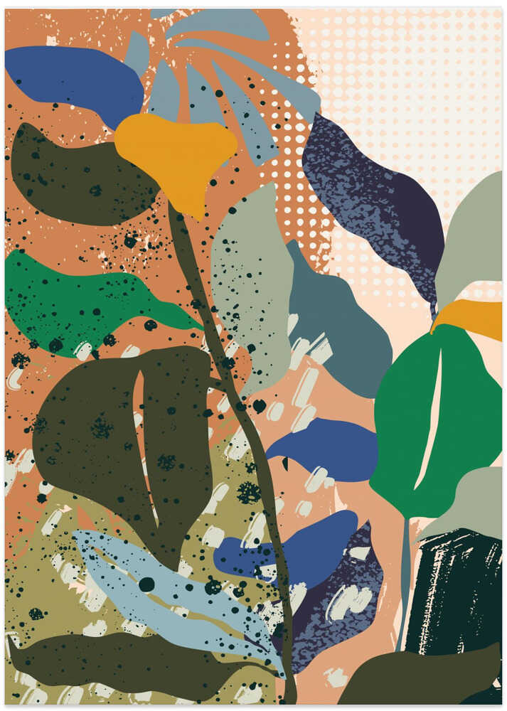 Abstract Leaves Close Up 3