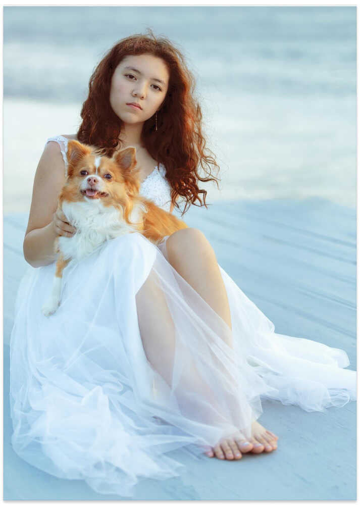 Girl & Dog