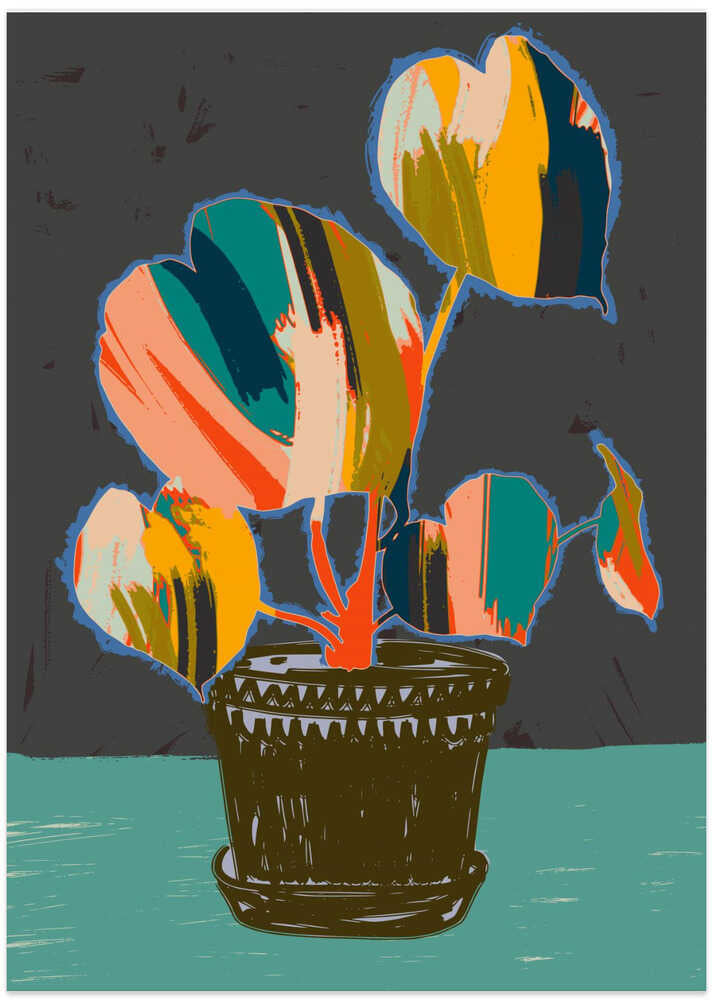 Colorful Plant Pot