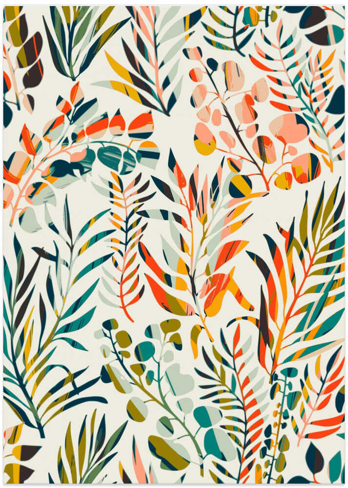 Colorful Leaves Pattern