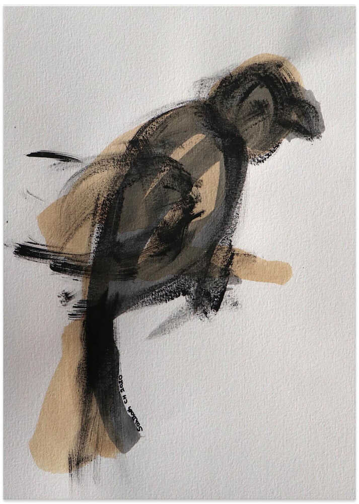 Brushstroke Bird