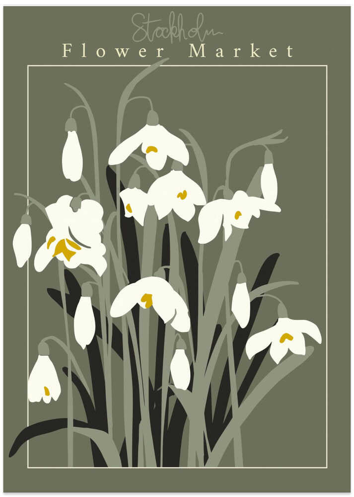 Reworked Flower Market Stockholm Snowdrop