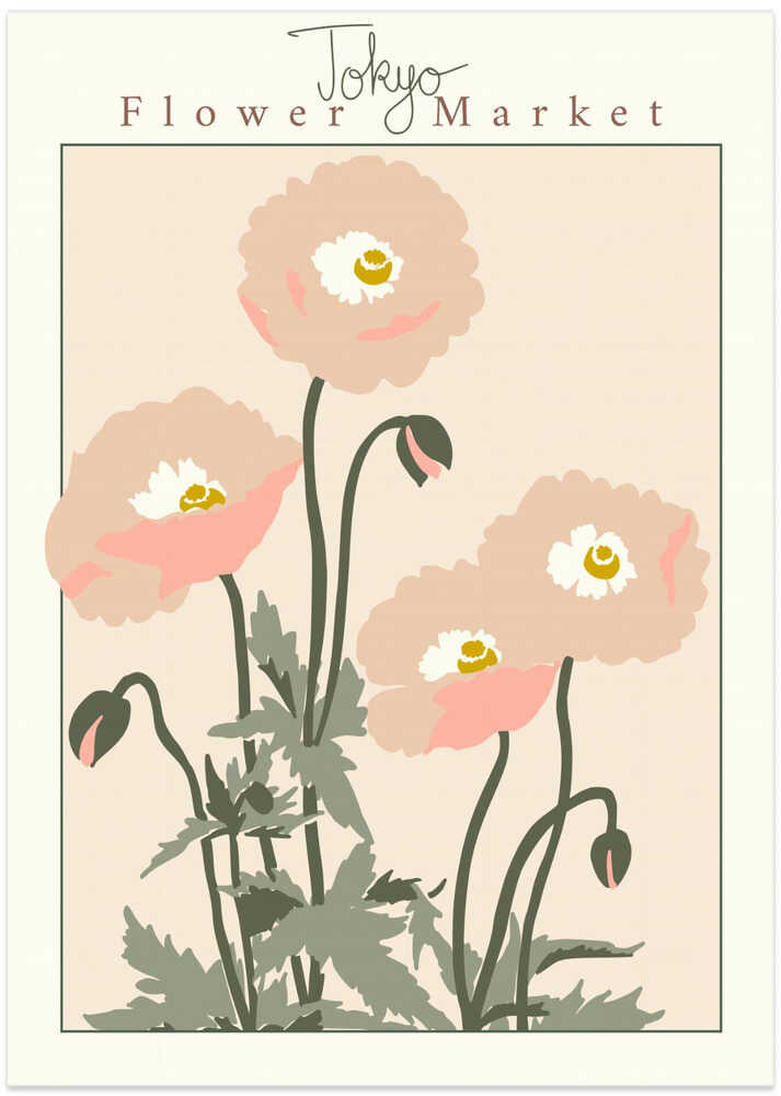 Flower Market Tokyo Poppy