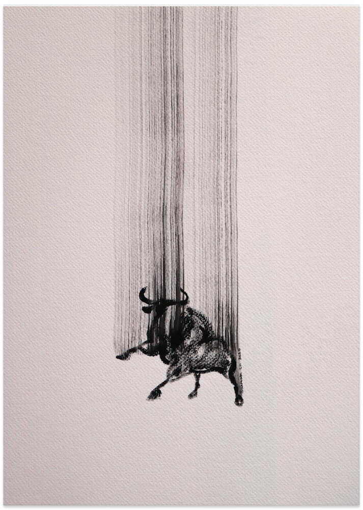Falling Bull Sketch