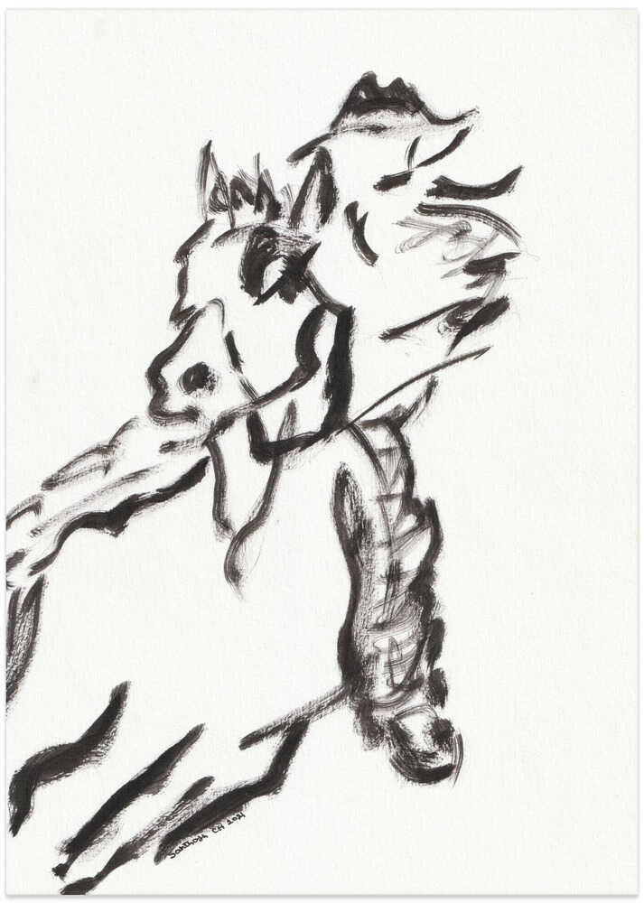 Majestic Equine Sketch