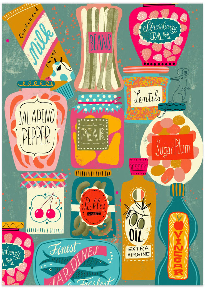 Colorful Pantry Turquoise