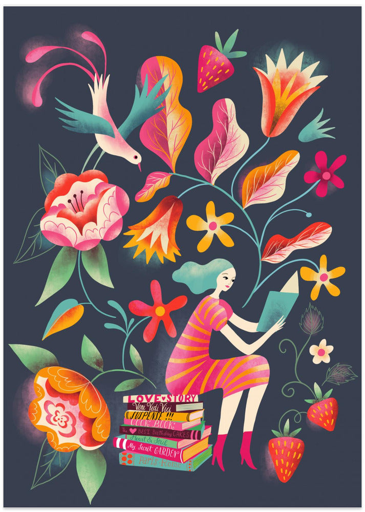 Folk Art Garden Reading