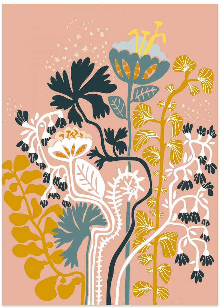 Stockholm garden day blush