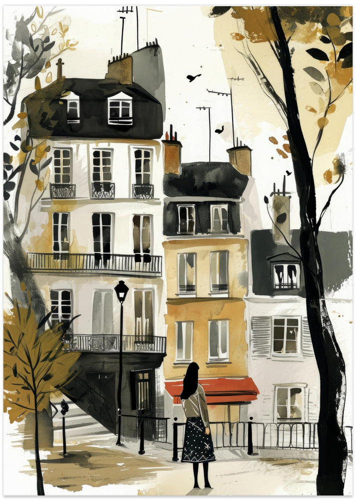Paris Watercolor Digital Painting (2)