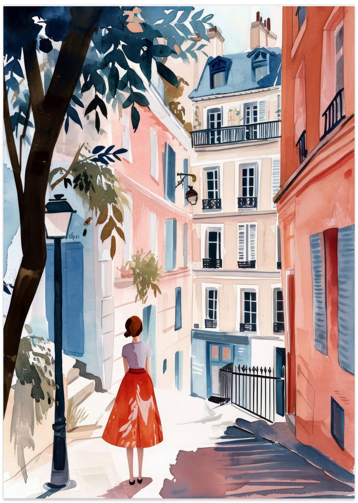 Paris Watercolor Digital Painting (3)