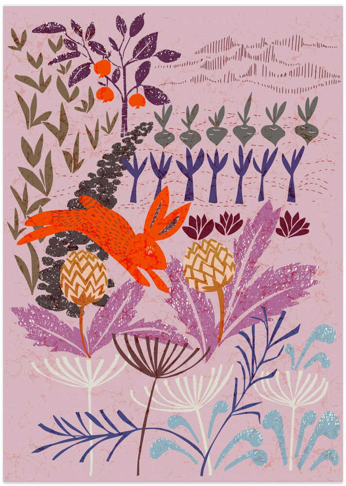 Artichoke thief at sunrise