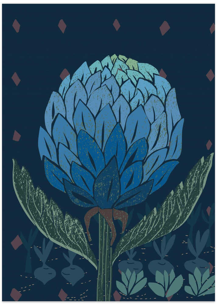 Artichoke dark blue