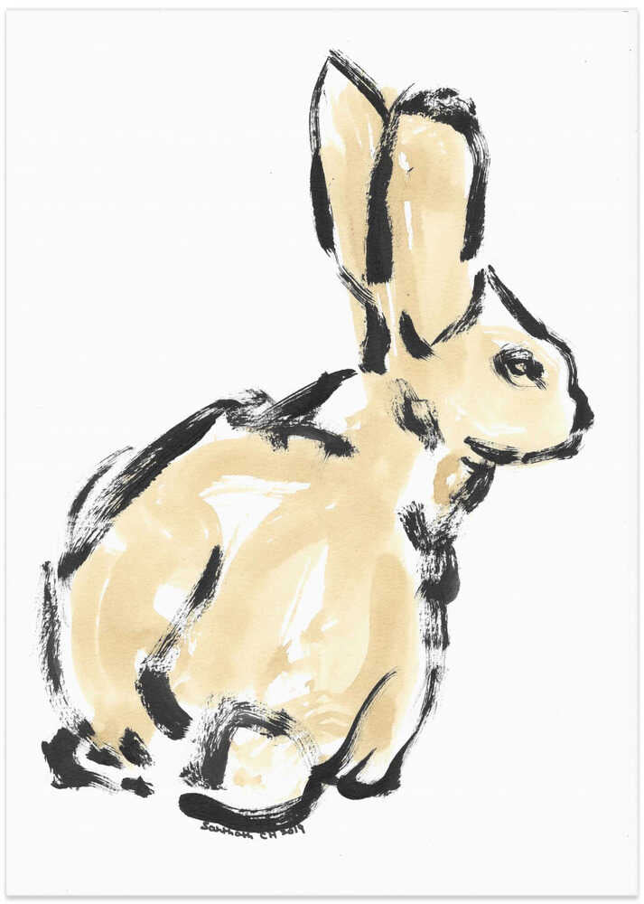 Brushstroke Bunny