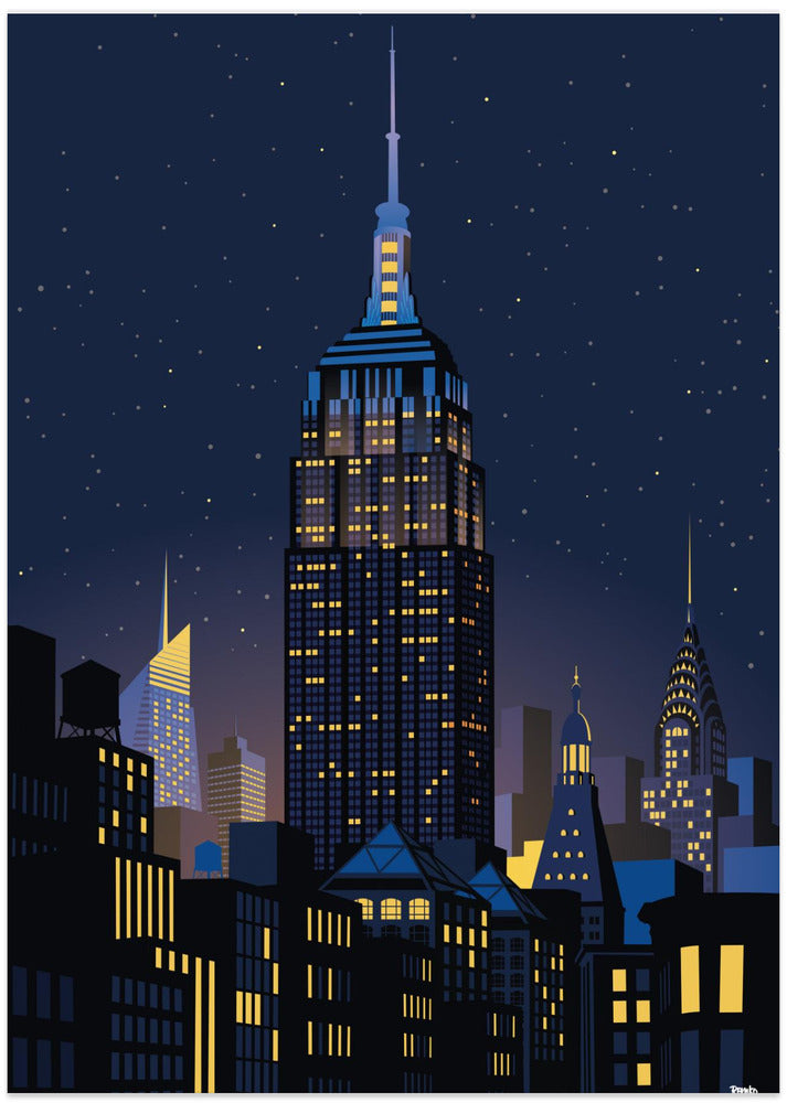 NYC Manhathan by night