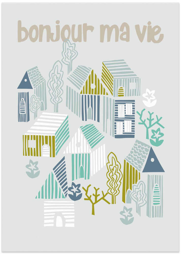 bonjour ma vie; City life collection soft grey