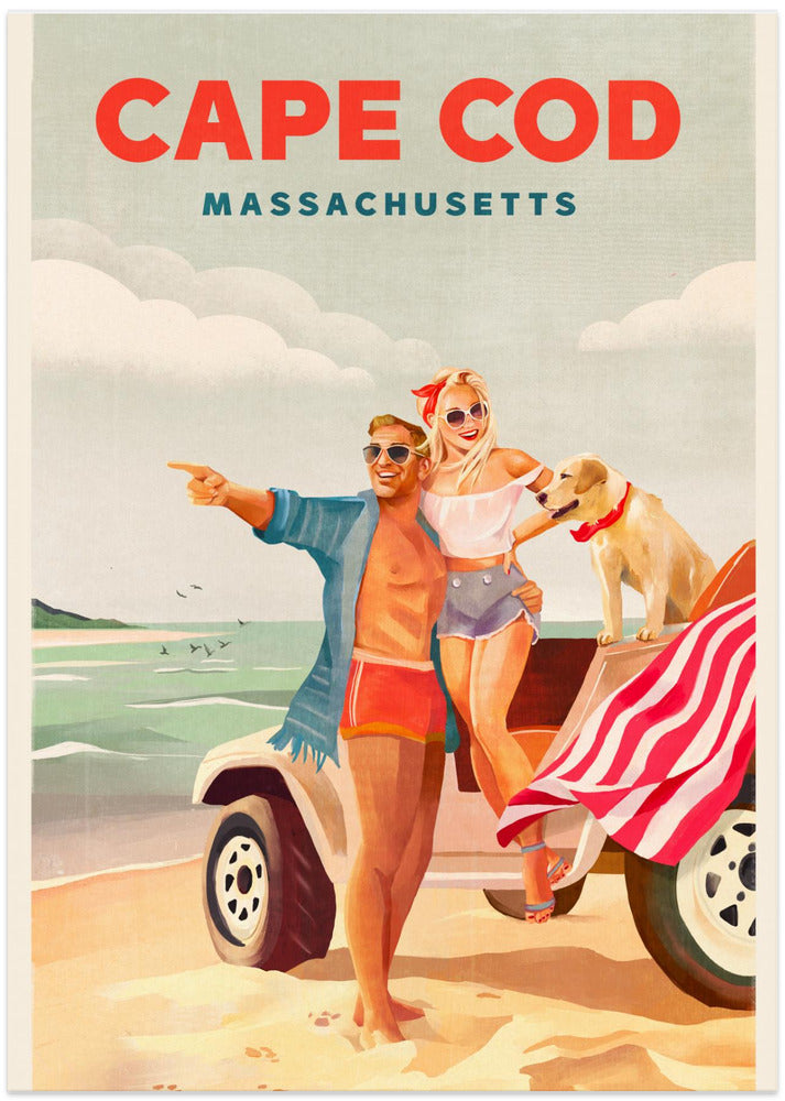 Cape Cod Massachusetts Summer Beach Art