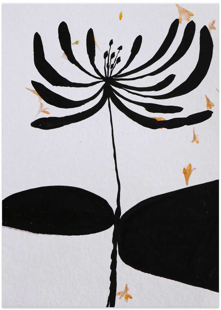 Ink Blossom Symmetry