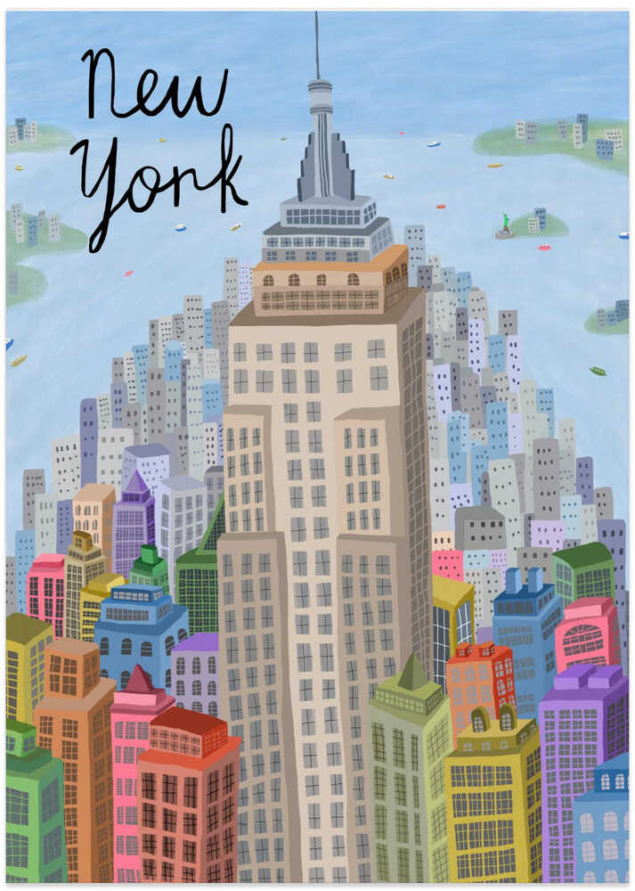 View of Empire State Building Manhattan, New York