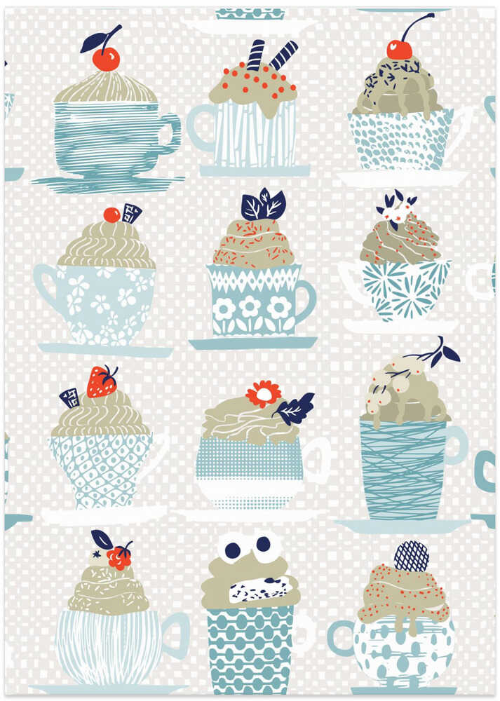Sweet cupcakes pattern